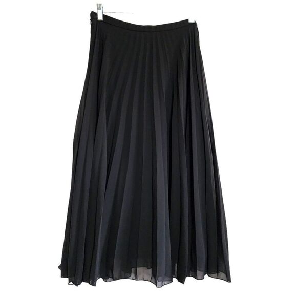 Asos maxi skirt witchy black pleated Western whimsigoth 8 - Picture 1 of 5